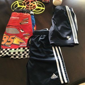 Boys 4T Bundle of 3 Shorts, incl Swim Suit